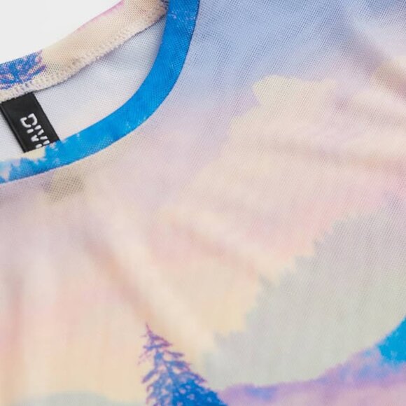 Sheer Long Sleeve T-shirt - Picture 2 of 5